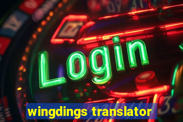 wingdings translator